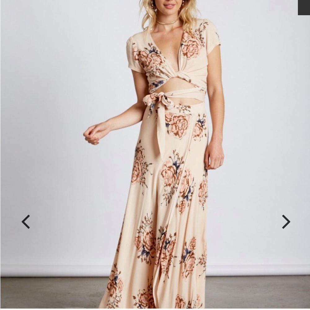 Cotton Candy LA Two Piece Floral Set